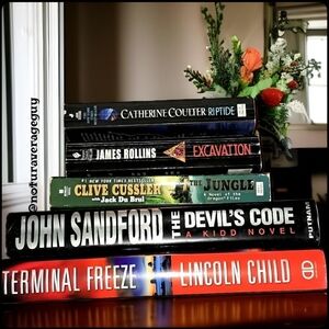 JUST IN!! ALMOST 5lb. MYSTERY BOX OF BOOKS. VARIOUS AUTHORS AND GENRES